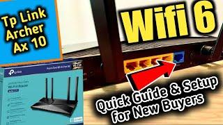 How to SetupTp Link Archer AX10 (AX1500) Wi-Fi 6 Router (Quick Guide)