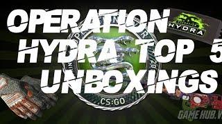 CSGO NEW OPERATION HYDRA UNBOXING! AWP ONI TAIJI, GLOVES, AND MORE!