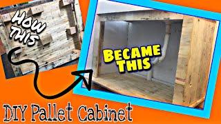 Simple Reclaimed Wood Under Sink Cabinet | Honest Budget Friendly DIY