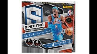 2023-24 Panini Spectra Hobby 4 Box PYT | CardSino Breaks #211