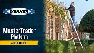 Werner MasterTrade Platform Step Ladders