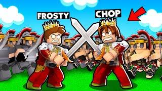 CHOP KINGDOM ATTACKED FROSTY IN ROBLOX KINGDOM TYCOON 2