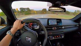 2021 Toyota Supra 3.0 Premium - POV First Impressions (Sunset/Night Drive)