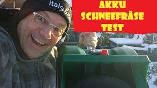 TEST Akku Schneefräse von mellif für Makita Akku kompatibel @allroundharry