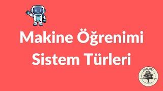 3 - Makine Öğrenimi Sistem Türleri