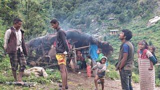 Beautiful Nepali Mountain Village Traditional life of Nepal | Peaceful And Relaxing Village Life