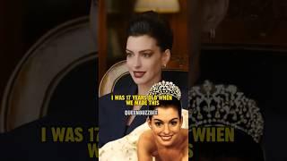 Anne Hathaway Recalls Her Experience as Amelia in Princess Diaries  #AnneHathaway #shorts