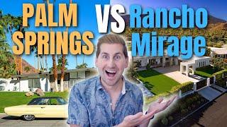 What is the DIFFERENCE between Palm Springs California and Rancho Mirage?