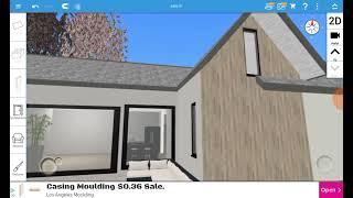 minimalist house tour (house not done yet) the app is called home design 3D