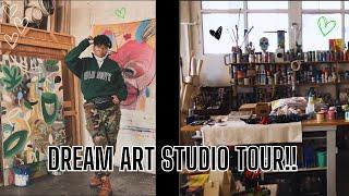 DREAM ART STUDIO TOUR, If you’re feeling insecure about yours, Watch This! 