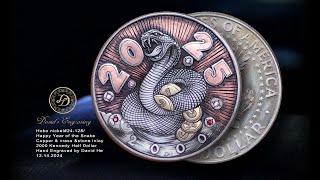 #Hobocoin #HN24-128/Happy Year of the Snake/2000 #KennedyHalfDollar #davidhe