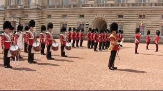 1st Battalion Grenadier Guards Corps of Drums - Buckingham Palace 7 June 2015