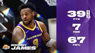 Bronny James ERUPTS For Career-High 39 PTS On 67% FG In Lakers Win Over Warriors