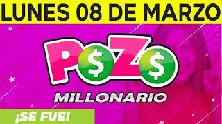 Resultados de Pozo Millonario del Lunes 8 de Marzo del 2021