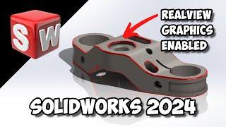 ACTIVATE Realview Graphics In Solidworks 2024 | Easiest Tutorial EVER!