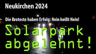 Solarpark in der Altmark abgelehnt! 09.12.2024 Die Proteste haben Erfolg: Nein heißt Nein!