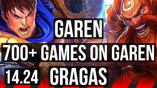 GAREN vs GRAGAS (TOP) | 700+ games | NA Master | 14.24