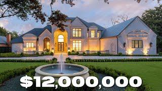 DALLAS REALTOR | TOUR A $12M LUXURY ESTATE MANSION IN DALLAS TEXAS | TEXAS REAL ESTATE