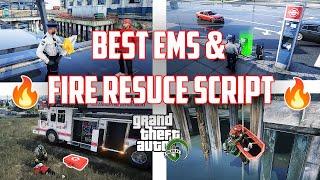 BEST FIREFIGHTER & EMS RESCUE SCRIPT |FIVEM (ESX)(VRP)(QBCORE) FIRE/AMBULANCE SCRIPT 2022 GTA5RP