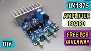 LM1875 Hi-Fi DIY Amplifier Board || FREE PCB GIVEAWAY || HINDI || INDIAN XTREME AUDIO