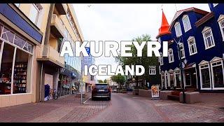 Akureyri, Iceland - Driving Tour 4K