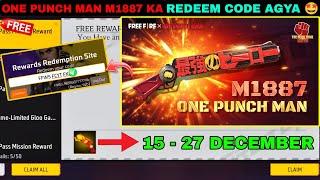 FREE FIRE REDEEM CODE TODAY 19 DECEMBER REDEEM CODE FREE FIRE | FF REDEEM CODE TODAY 19 DECEMBER