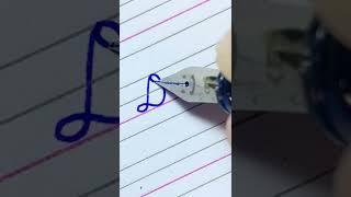 Fountain Pen Smile | How to write Dad in American Cursive handwriting for beginners | #Shorts