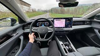 New Volkswagen Passat Variant 2024 Test Drive POV