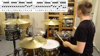 Kingston Wall - Fire - Opening drum fill tutorial by Kai Jokiaho