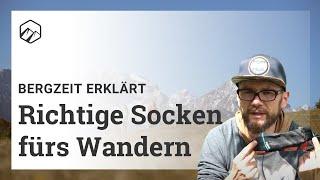 Richtige Socken für's Wandern: Merino oder Synthetik? | Bergzeit