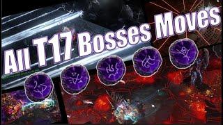 All T17 Difficulty ranking & Bosses Moves. POE 3.24 Necropolis League