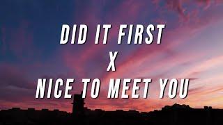 Ice Spice, PinkPantheress - Did It First X Nice to meet you (TikTok Mashup) [Lyrics]