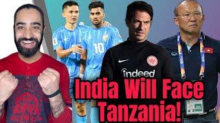 India Will Face Tanzania! Indian Football Team New Coach! Park Hang Seo!