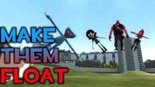 How to Make Ragdolls tpose and fly in gmod