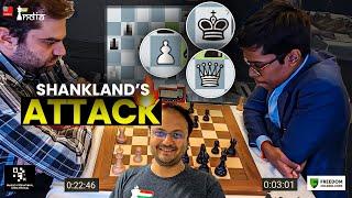 Shankland goes all out to checkmate Praggnanandhaa | Prague Masters 2025