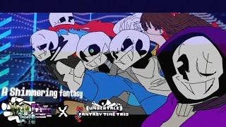 Undertale - Void time trio X Fantasy time trio Phase 1:Shimmering fantasy (Animation)