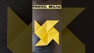 How to Make Origami Pinwheel|Easy Paper Windmill Tutorial #youtubeshorts #craft #origami #pinwheel