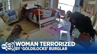 Video shows burglar make himself at home: 'It was very creepy'