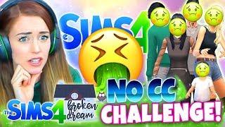 I HATE THEM ALL... Broken Dream NO CC CHALLENGE!  (The Sims 4 CAS)