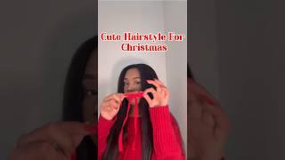 Cute￼ hairstyle/accessory for Christmas #christmas #hairstyles #holidayhairstyle