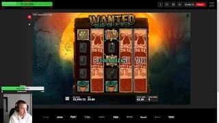 SJUK VINST PÅ WANTED DEAD OR A WILD! [CASINO]