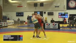 80 Con Semi - Aliaksandr Kikiniou (Belarus) vs. Cheney Haight (NYAC)