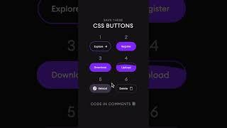 Beyond Boring: Unique CSS Button Designs #frontend