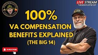 100% VA COMPENSATION BENEFITS EXPLAINED |ARMY|USMC|AIR FORCE|NAVY|SPACE FORCE|COAST GUARD