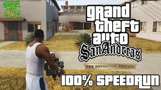 GTA San Andreas The Definitive Edition 100% Speedrun - December 2021