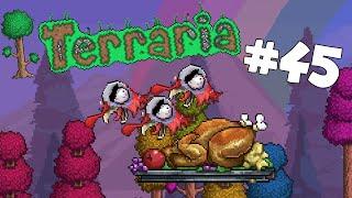 Let's Play Terraria Android Edition - Defeating the Turkor (Thanksgiving Update) - Episode 45