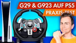 Logitech G29 & G923 auf PS5 (Review/Test) Wie gut sind die SimRacing Wheels an der PlayStation 5?