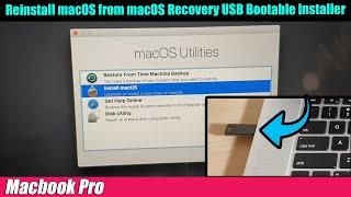 Macbook Pro: How to reinstall macOS from macOS Recovery USB Bootable Installer