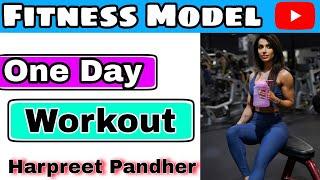 "Harpreet Pandher's Intense Gym Girl Workout! Fitness Model Crushes It!" #gymgirl #workout "