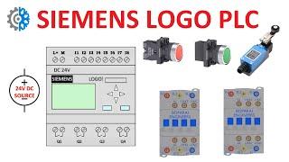 SIEMENS LOGO PLC WIRING #electrician #automation #PLC #Siemens #circuit #wiring #electrical #switch